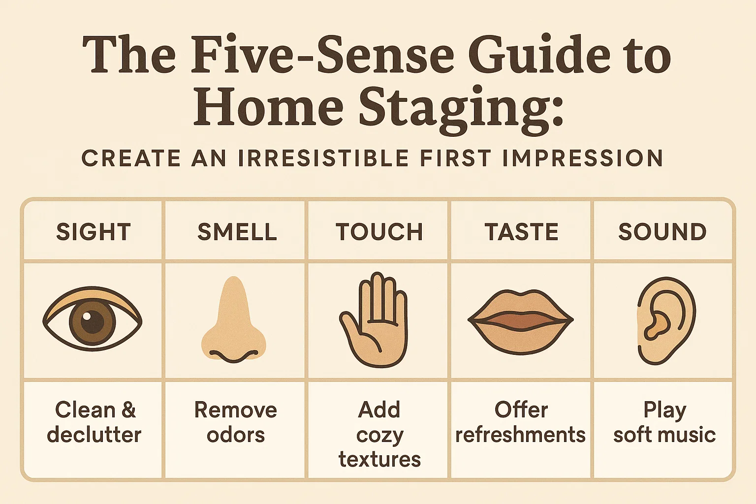 Home Staging Guide infographic