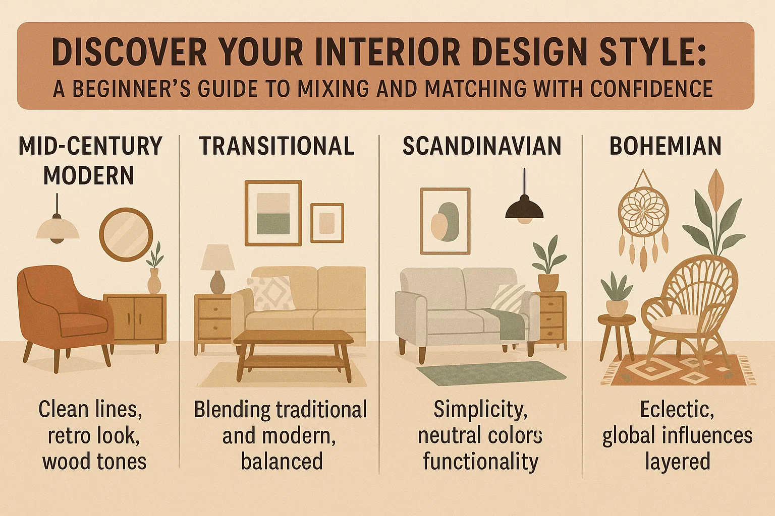 Interior Design Guide infographic