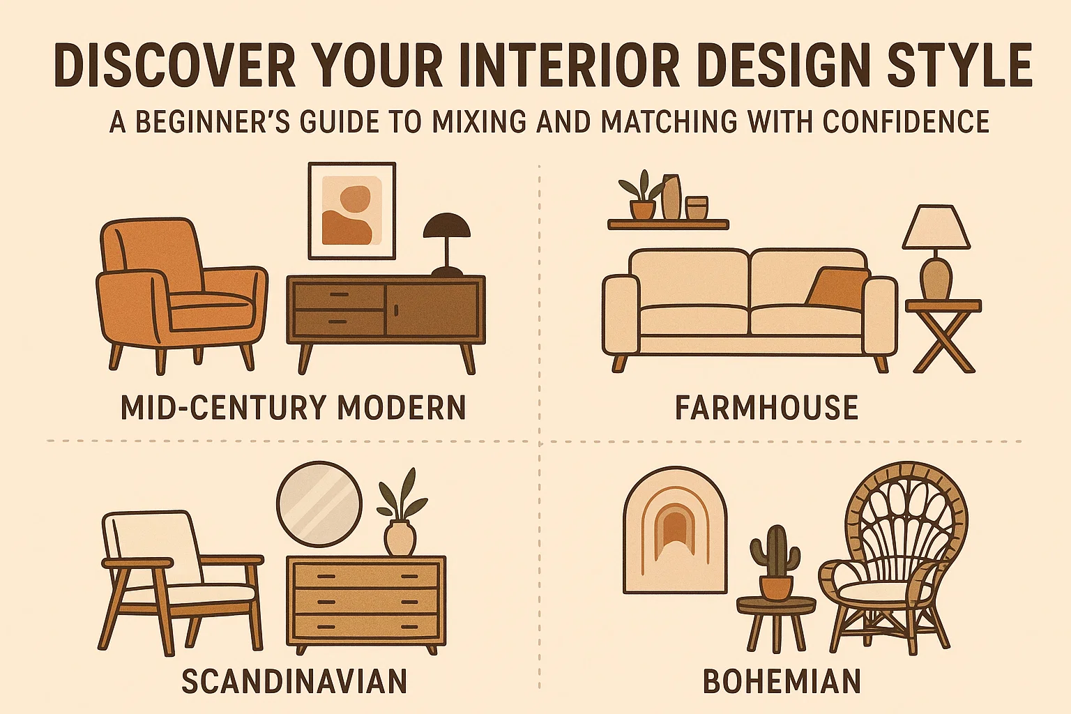 Interior Design Guide infographic