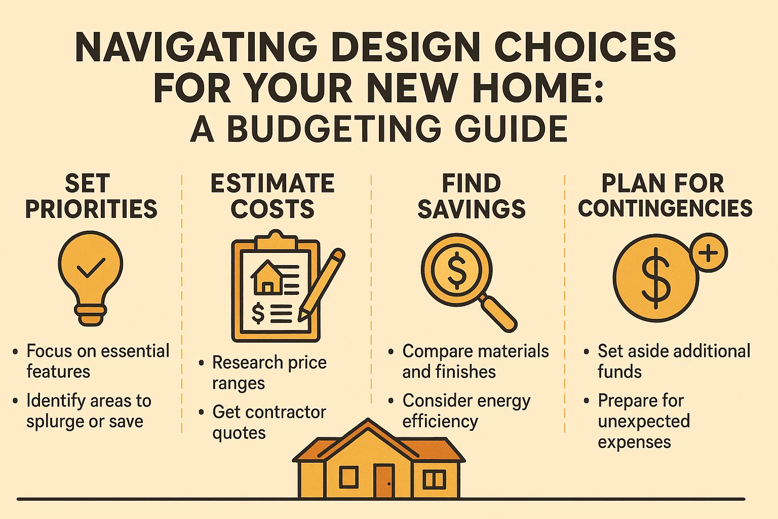 Home Design Budgeting Guide infographic