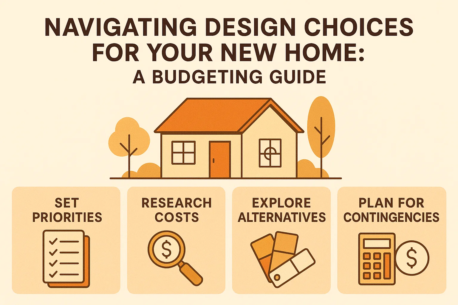 Home Design Budgeting Guide infographic