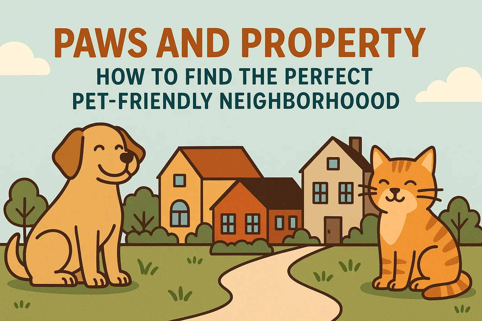 Pet-Friendly Neighborhood Guide infographic