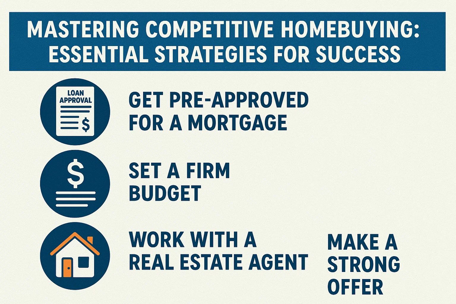 Homebuying Strategies Infographic infographic