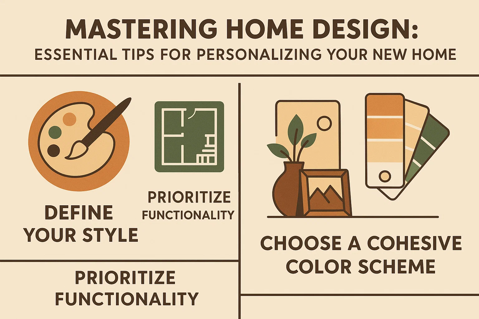 Home Design Essentials infographic