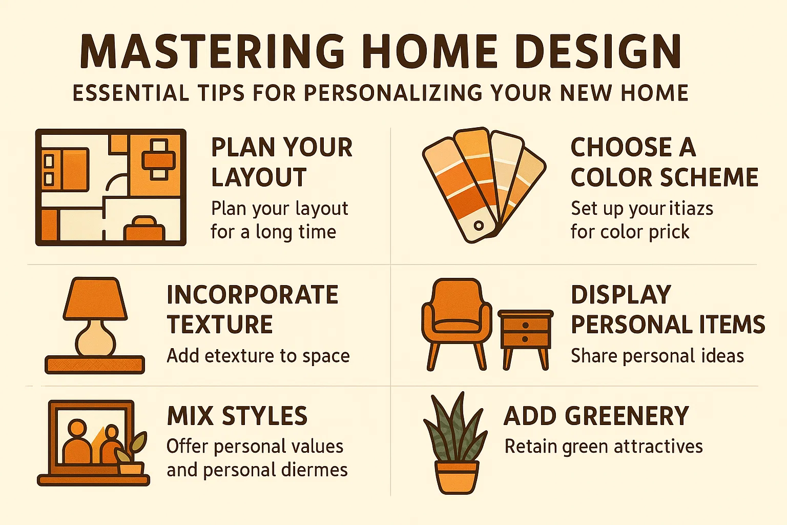 Home Design Essentials infographic