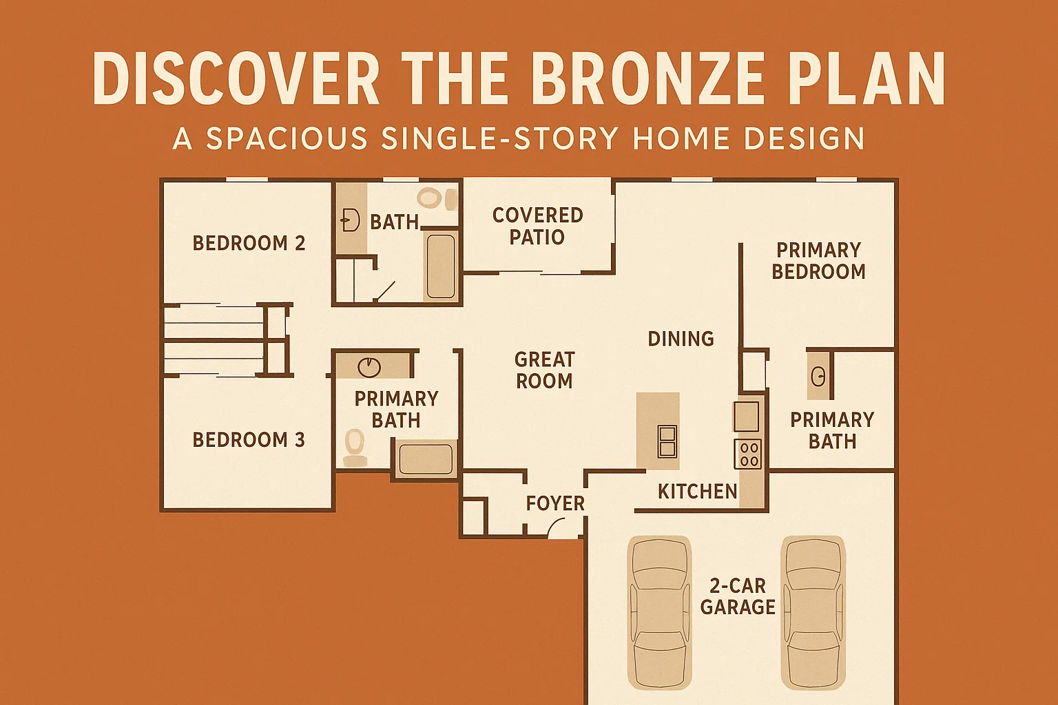 Bronze Plan Home Design infographic