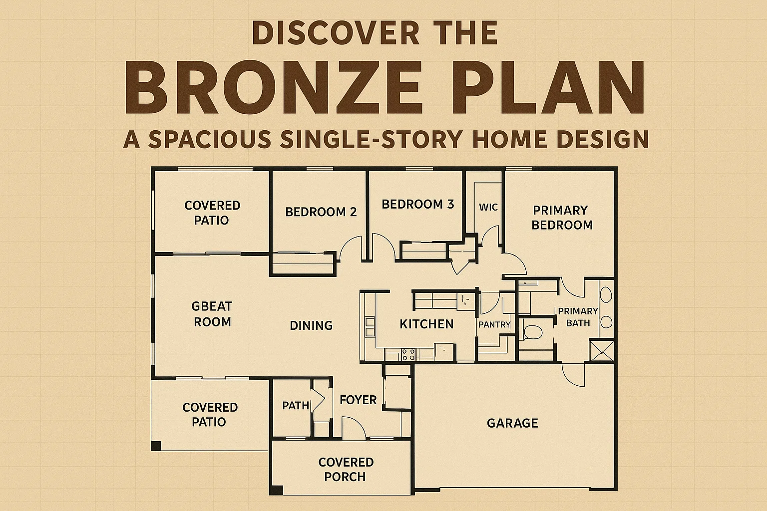 Bronze Plan Home Design infographic