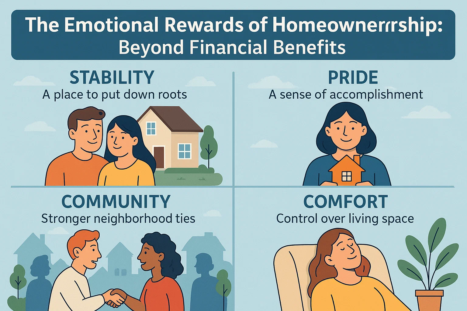 Homeownership Emotional Rewards infographic