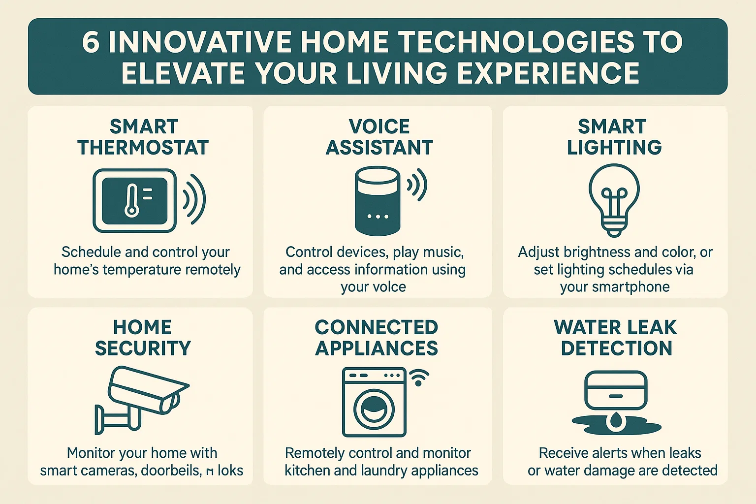 Smart Home Innovations infographic