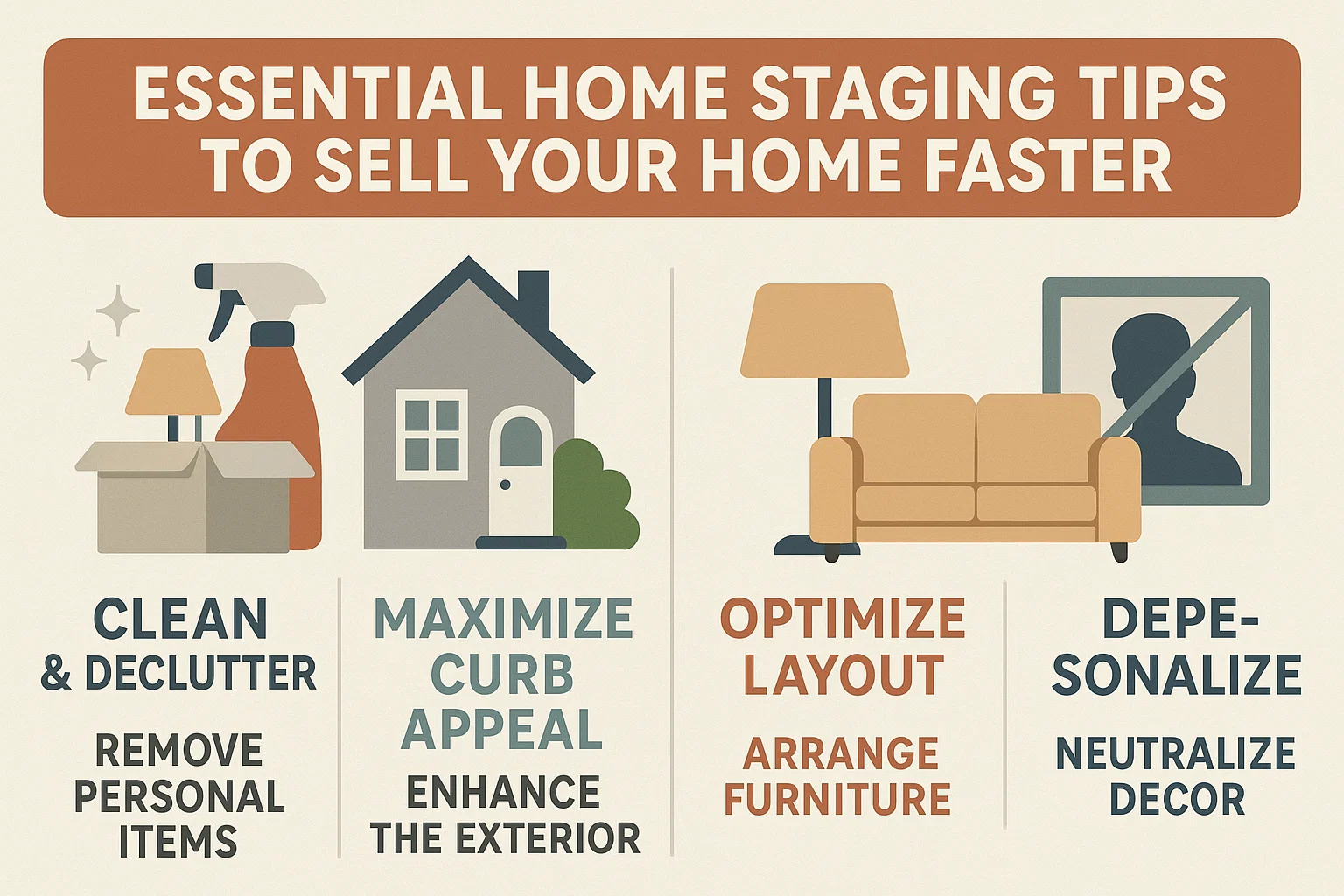 Home Staging Tips infographic