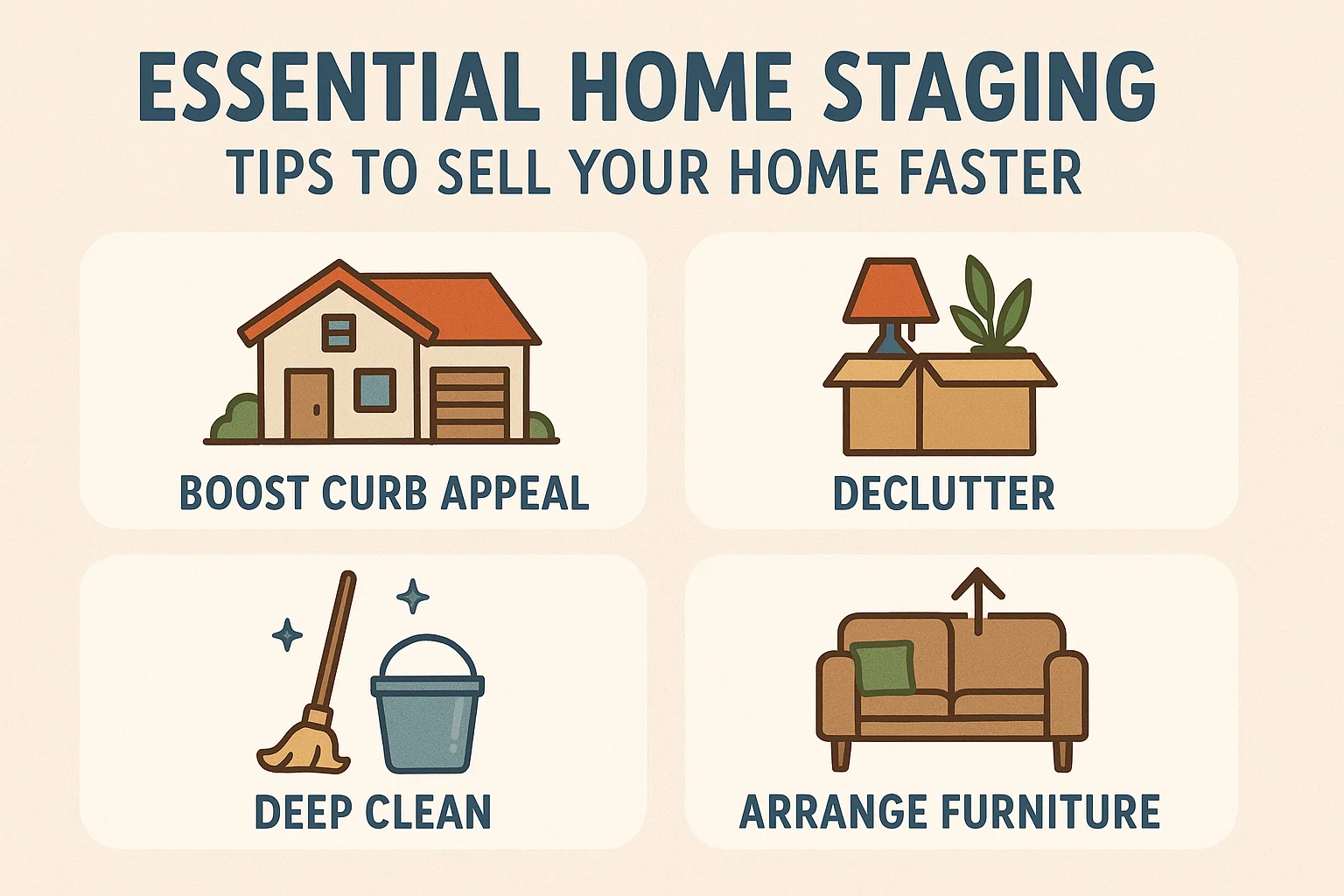 Home Staging Tips infographic