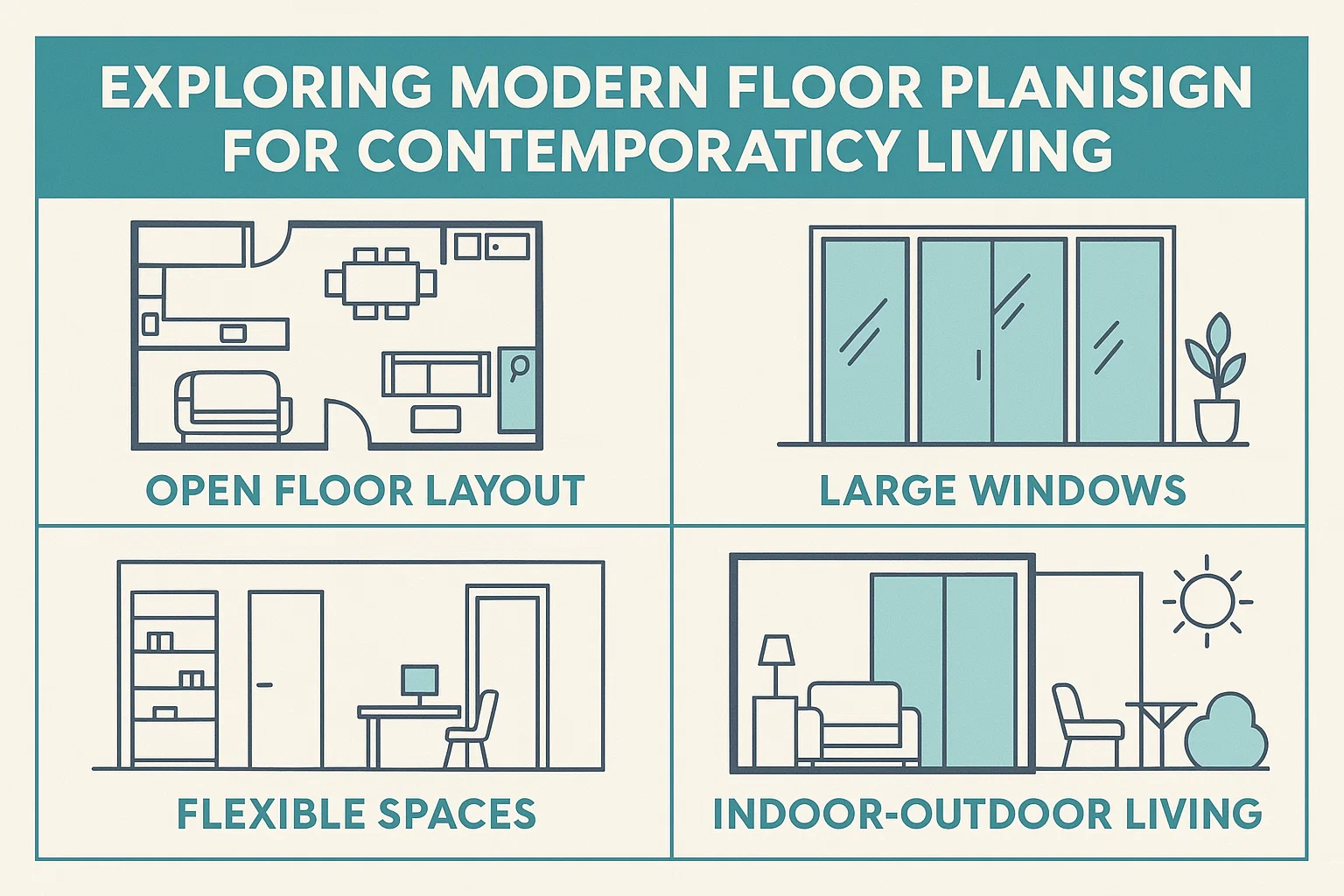 Modern Floor Plan Designs infographic