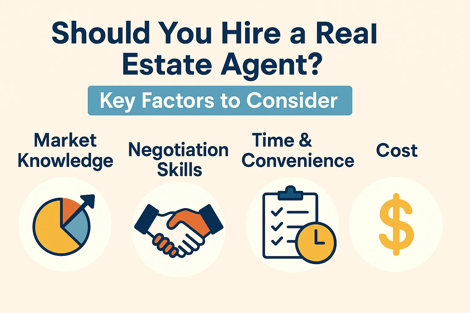 Choosing Real Estate Agent infographic
