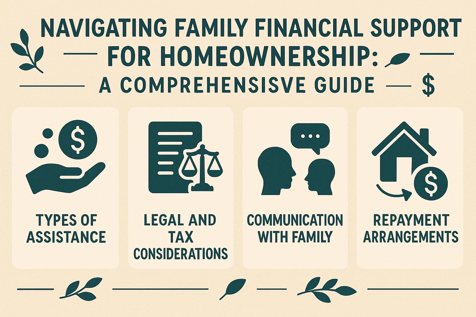 Family Homeownership Guide infographic