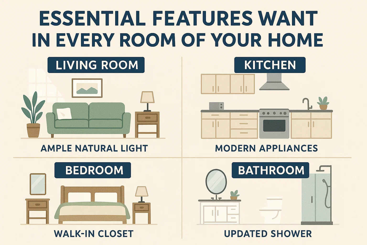 Home Buyers' Essentials infographic