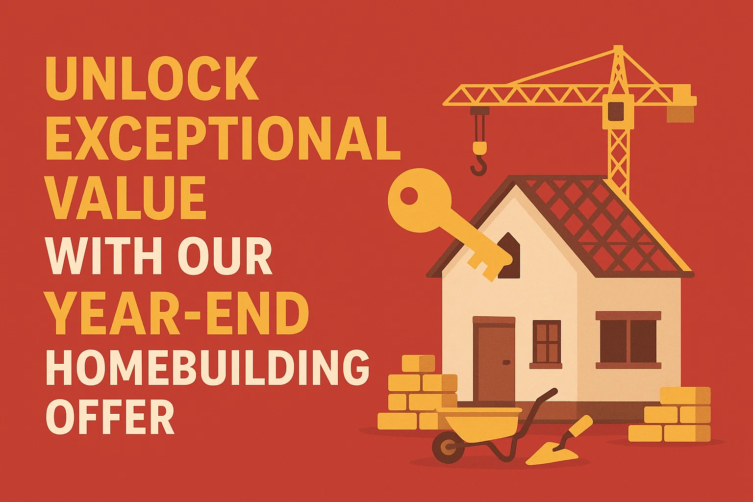 Year-End Homebuilding Deal infographic