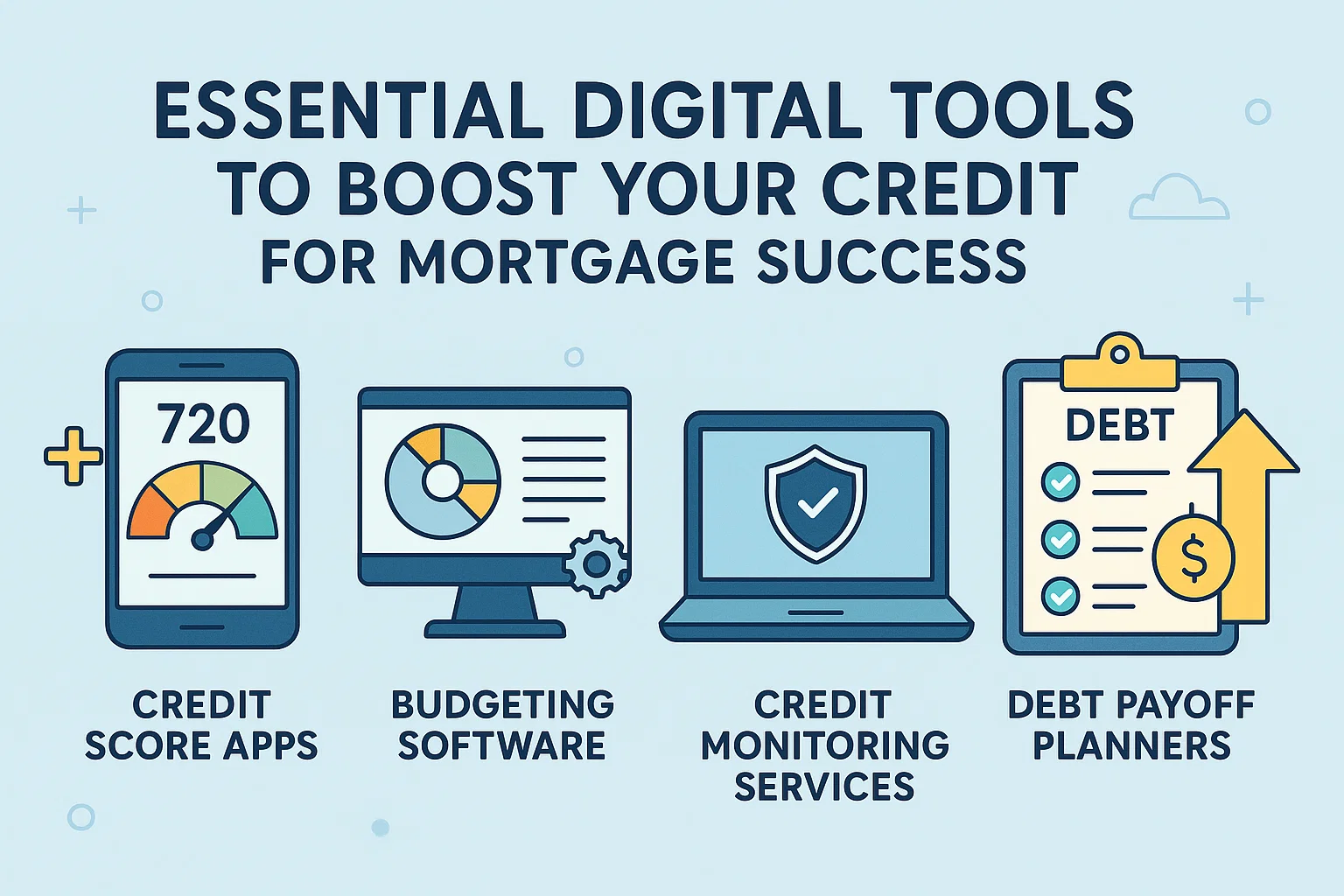 Mortgage Credit Tools infographic