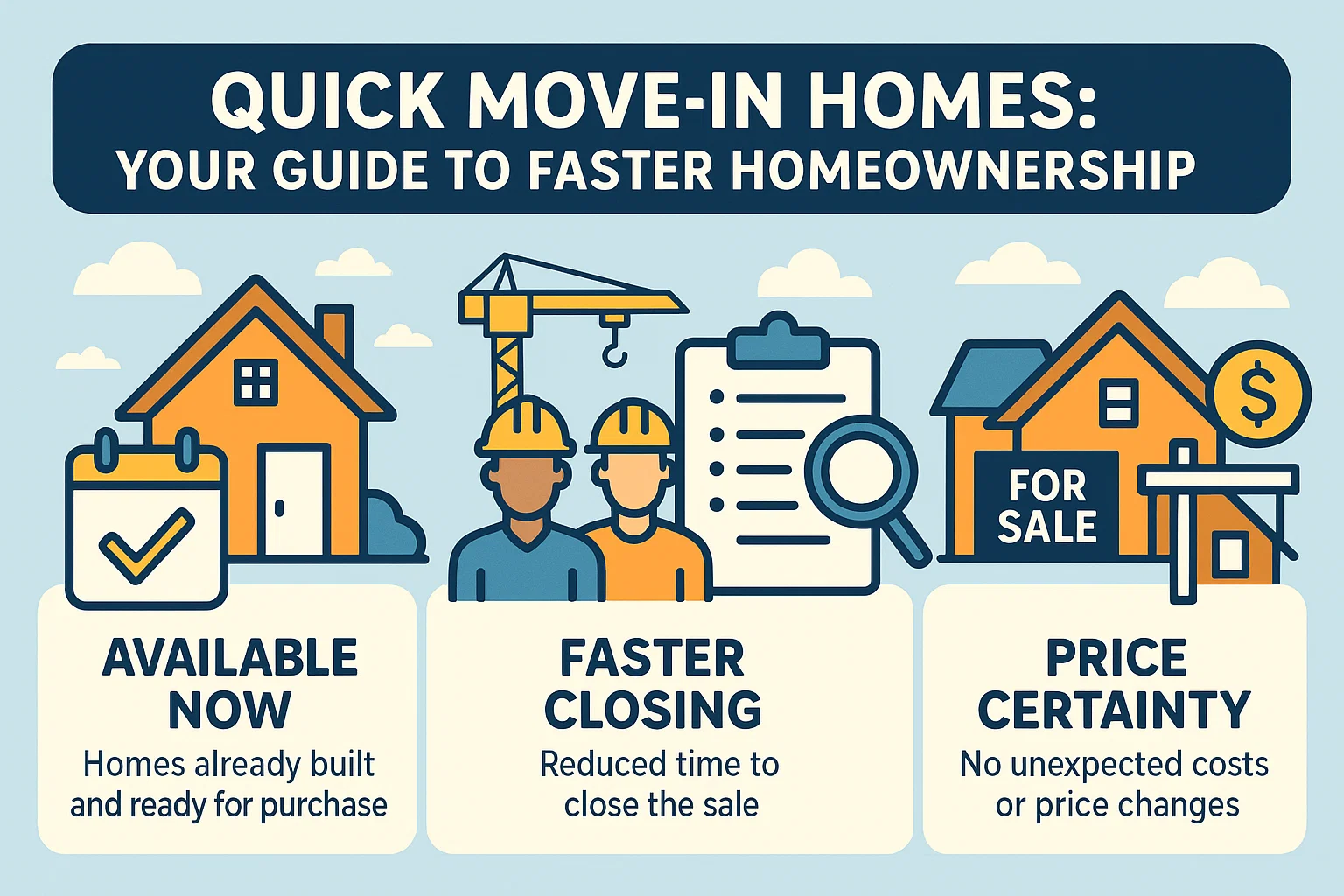 Quick Move-In Homes infographic