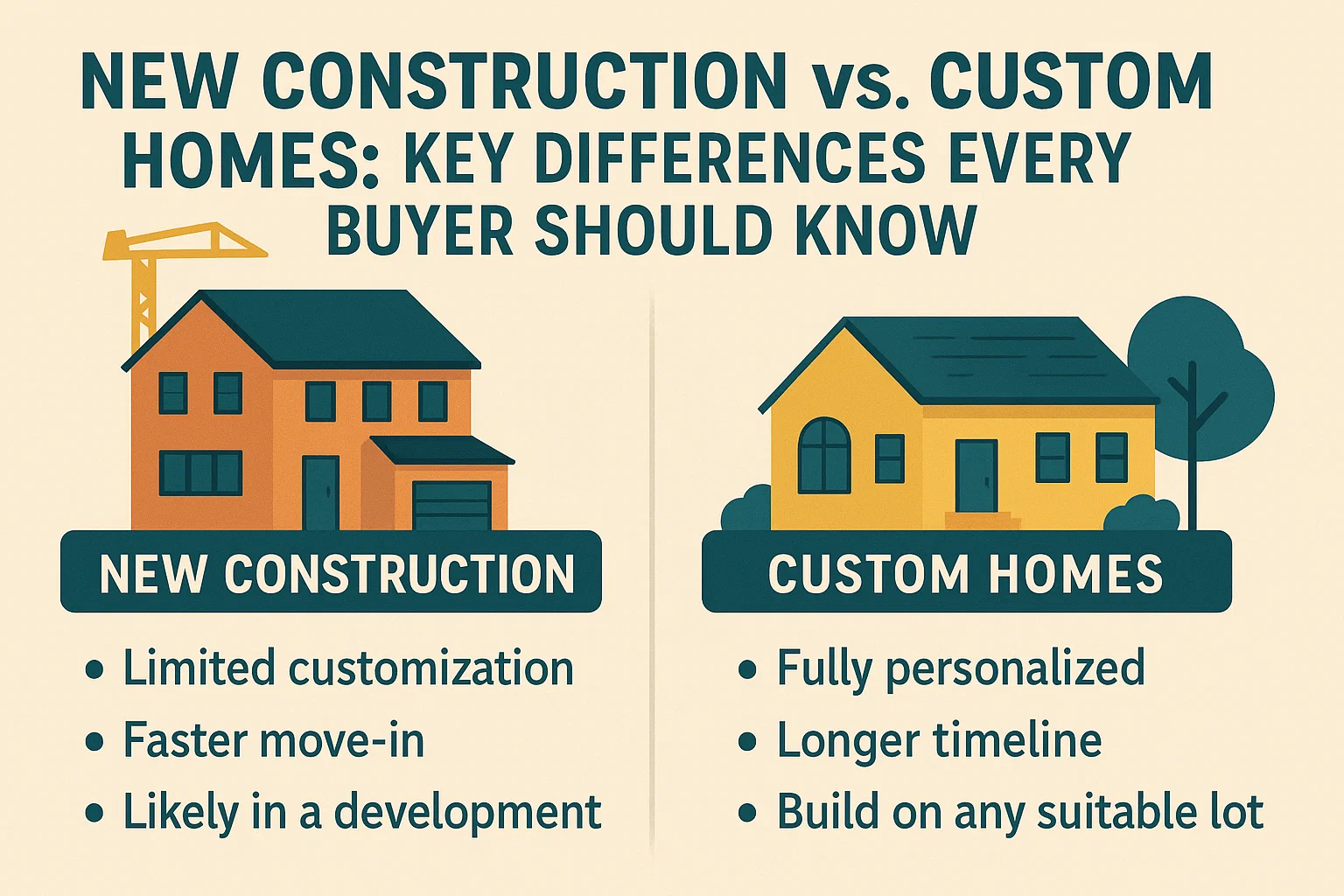 Home Buying Differences infographic