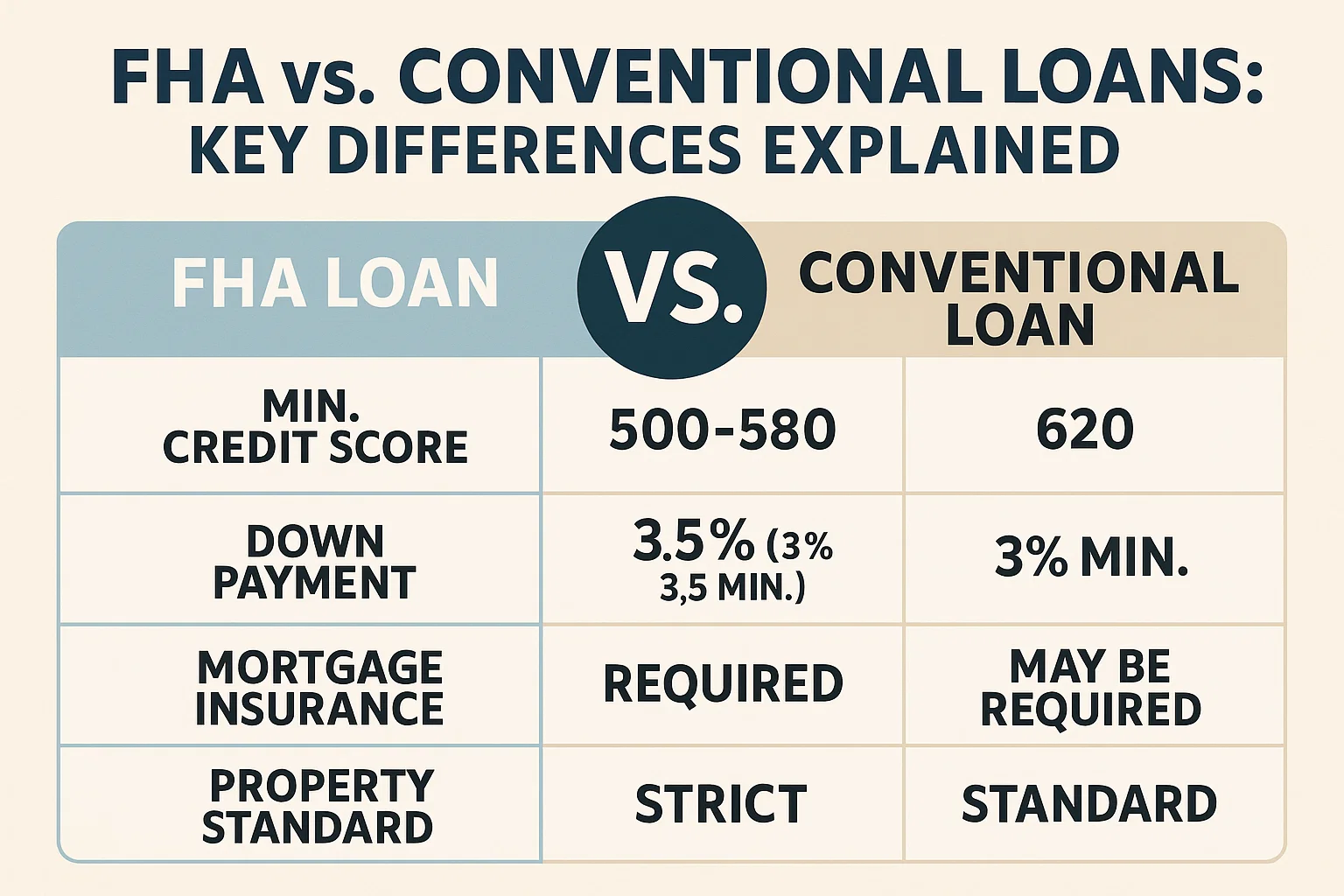 Loan Comparison Infographic infographic