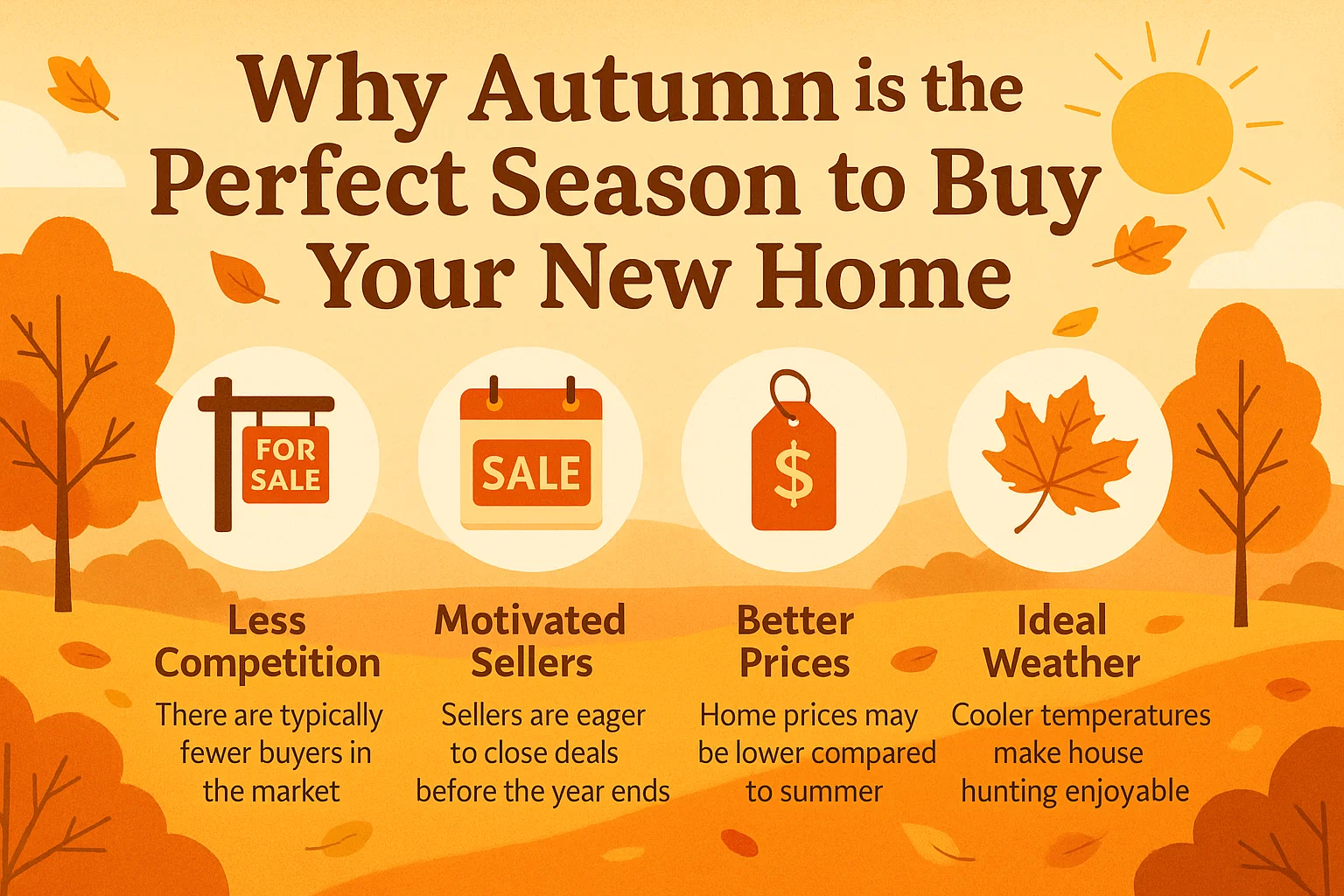 Autumn Homebuying Tips infographic