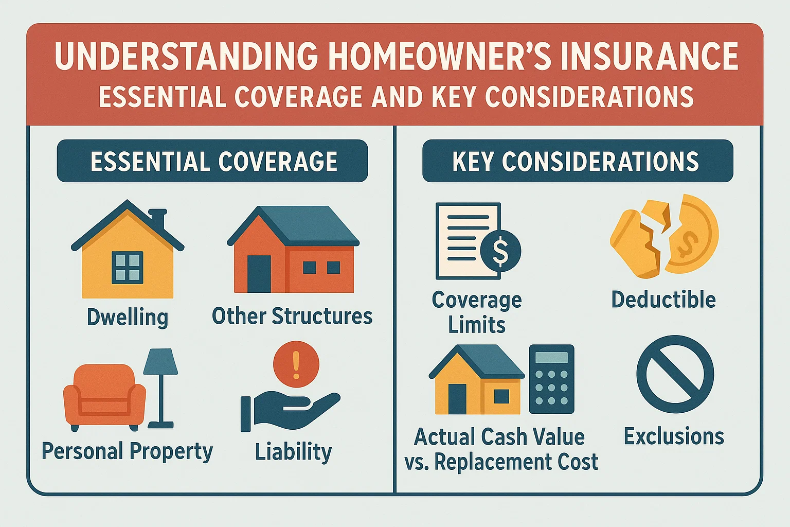 Homeowner’s Insurance Essentials infographic