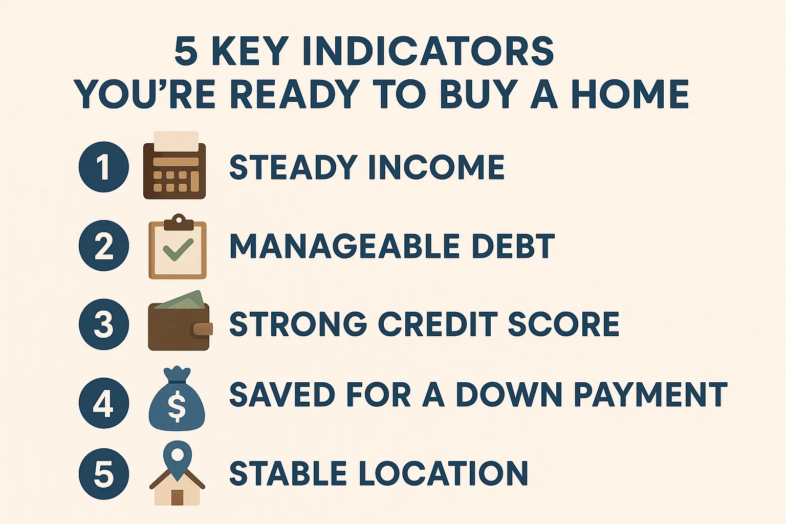 Home Buying Readiness infographic