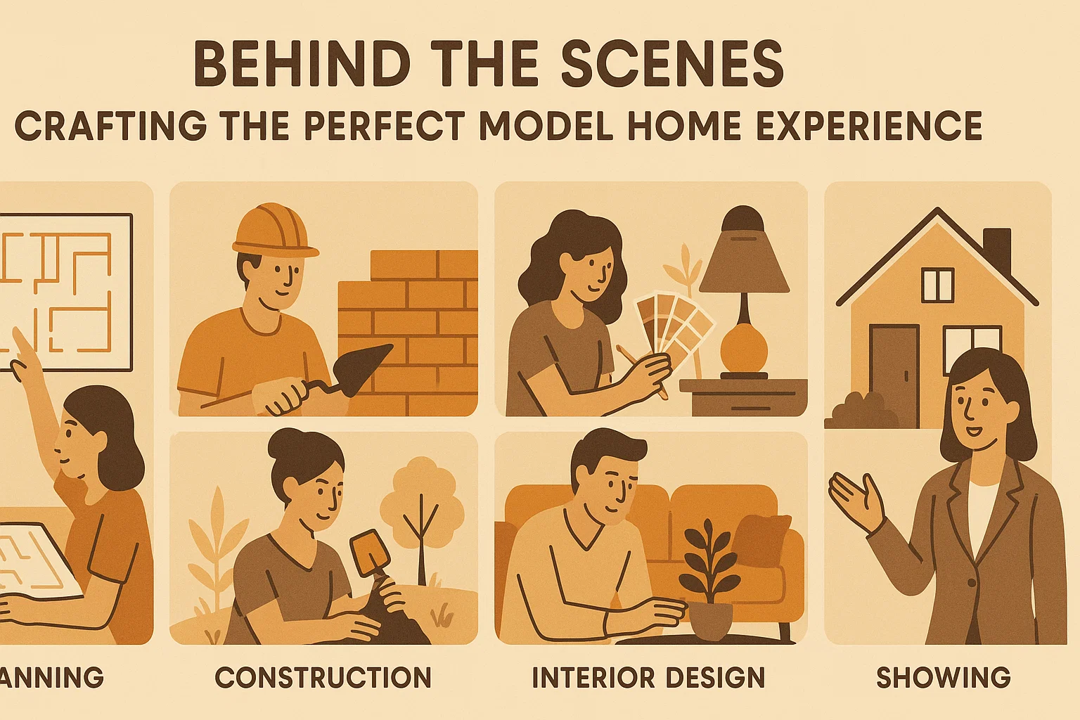Model Home Experience infographic