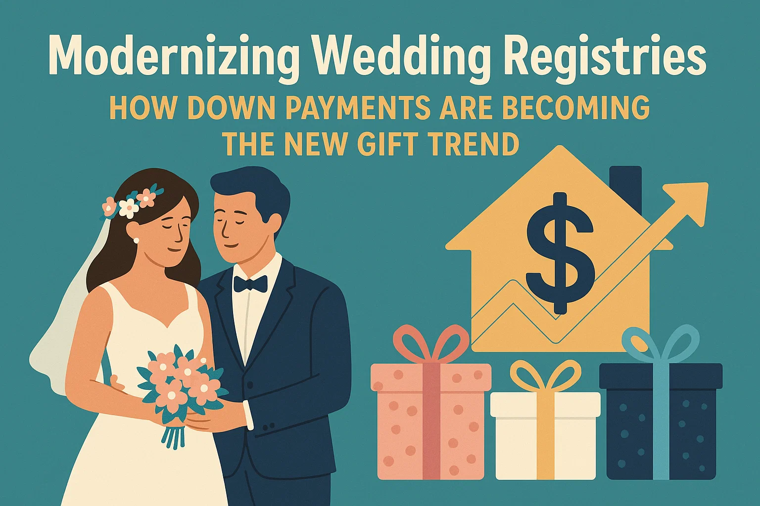Modern Wedding Gifts infographic