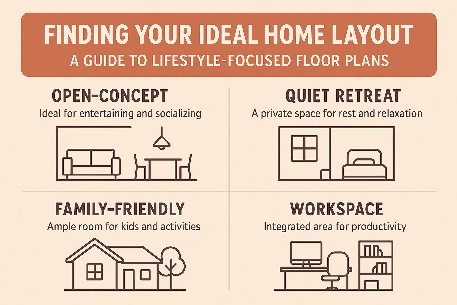 Lifestyle-Focused Floor Plans infographic