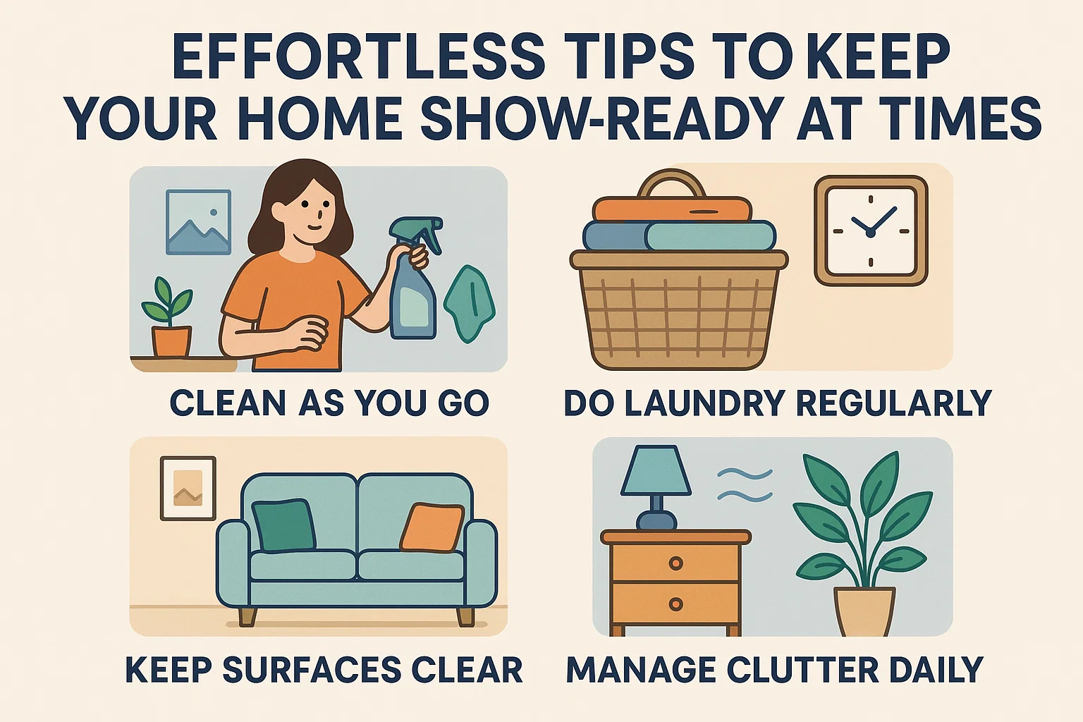 Home Show-Ready Tips infographic