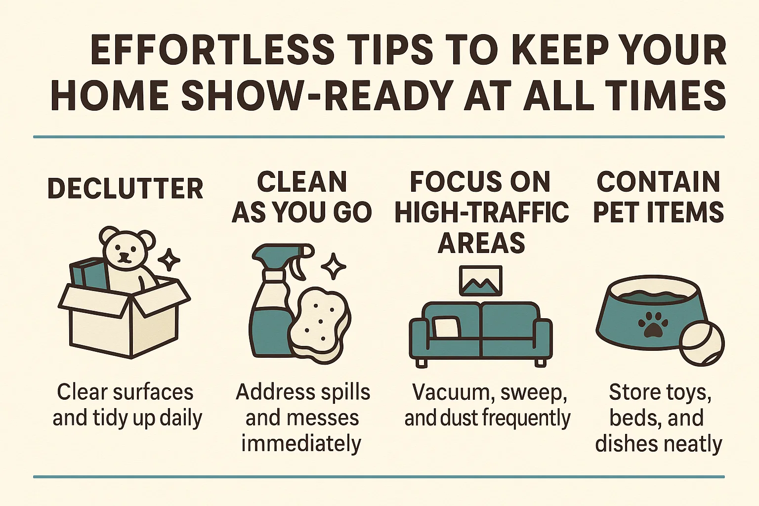 Home Show-Ready Tips infographic