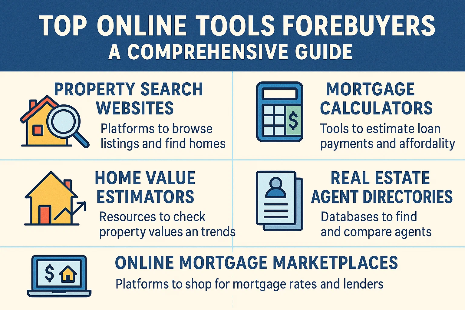 Homebuyer Tools Guide infographic