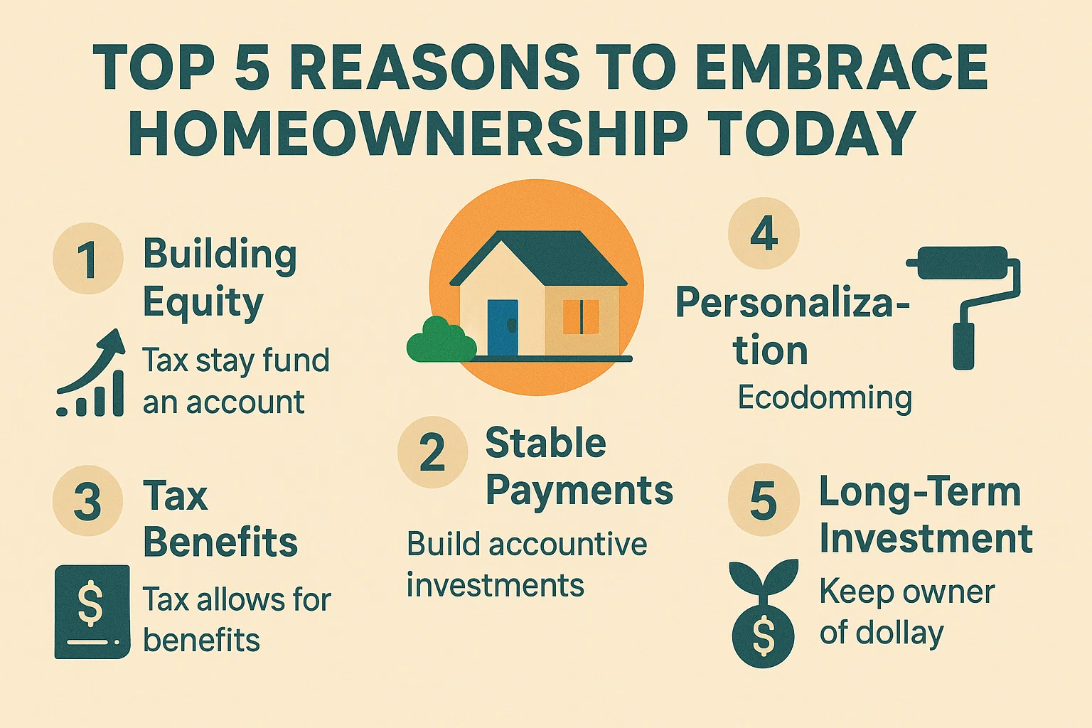 Embrace Homeownership Today infographic