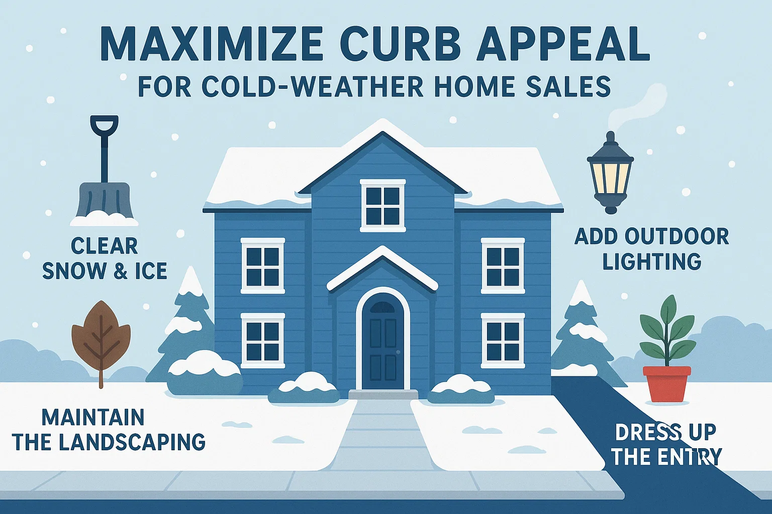 Cold-Weather Curb Appeal infographic