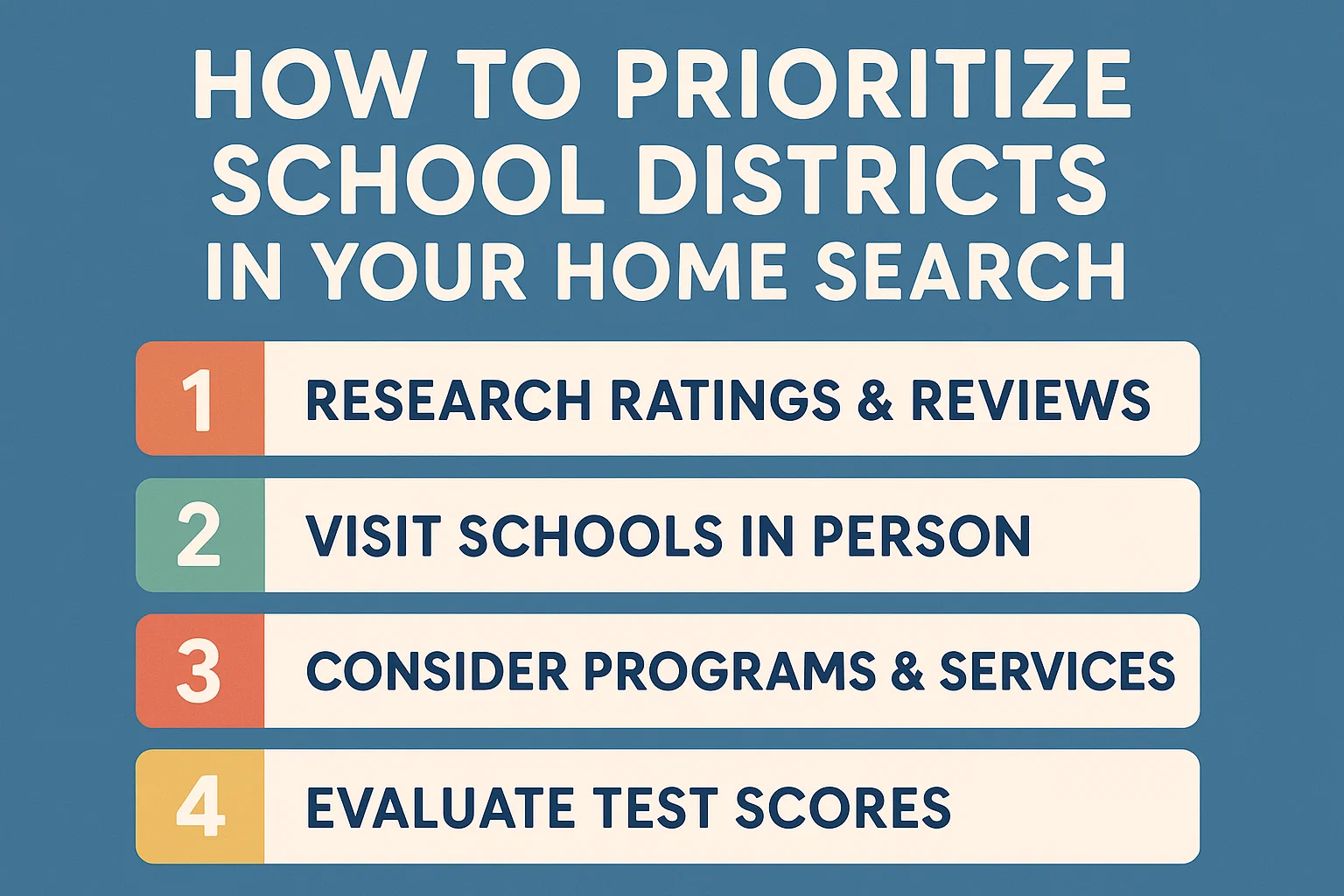 Prioritizing School Districts infographic