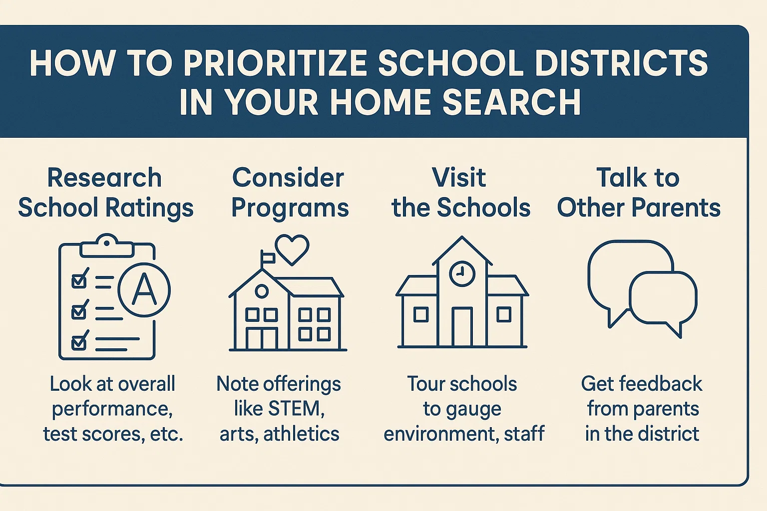 Prioritizing School Districts infographic