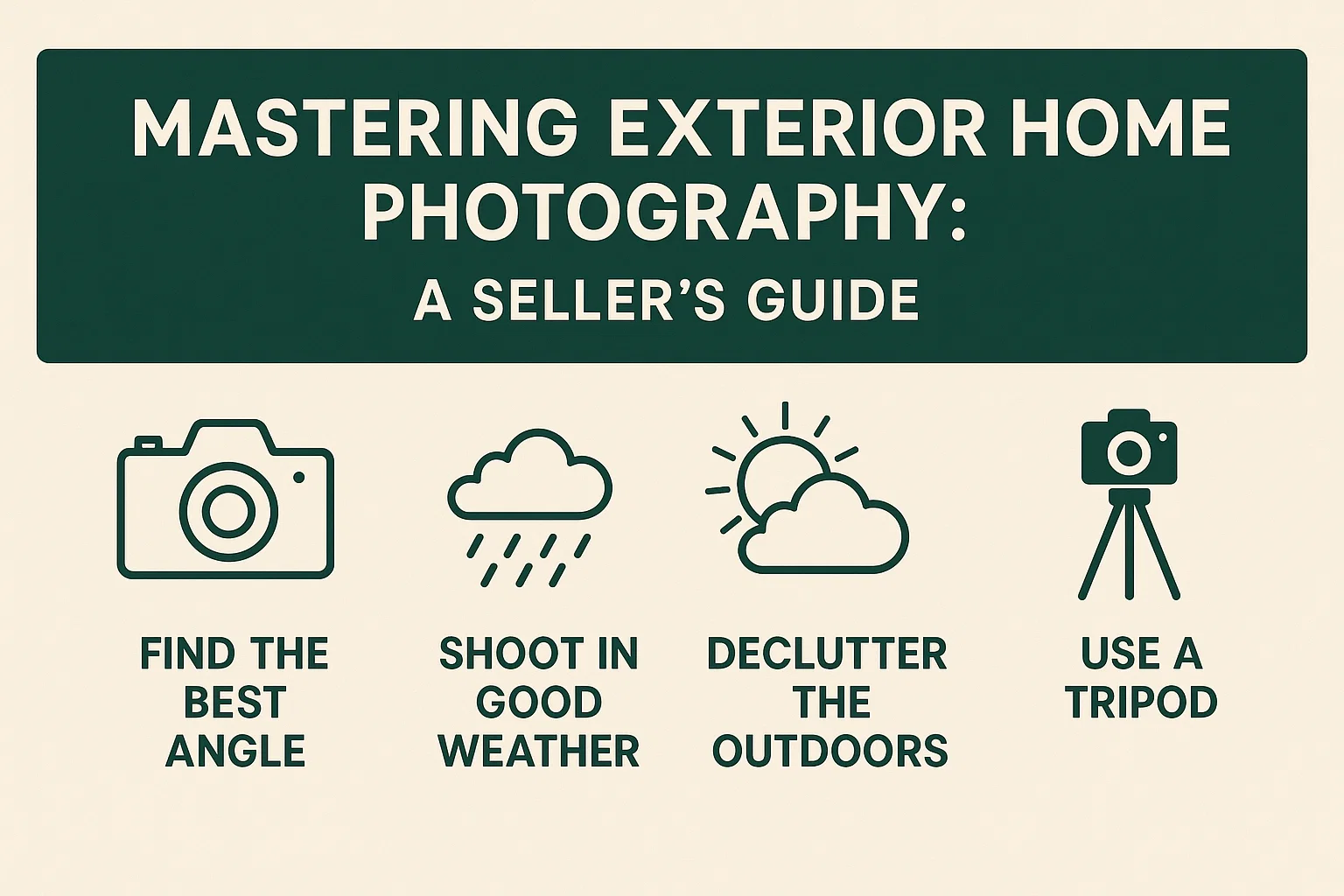 Exterior Photography Guide infographic