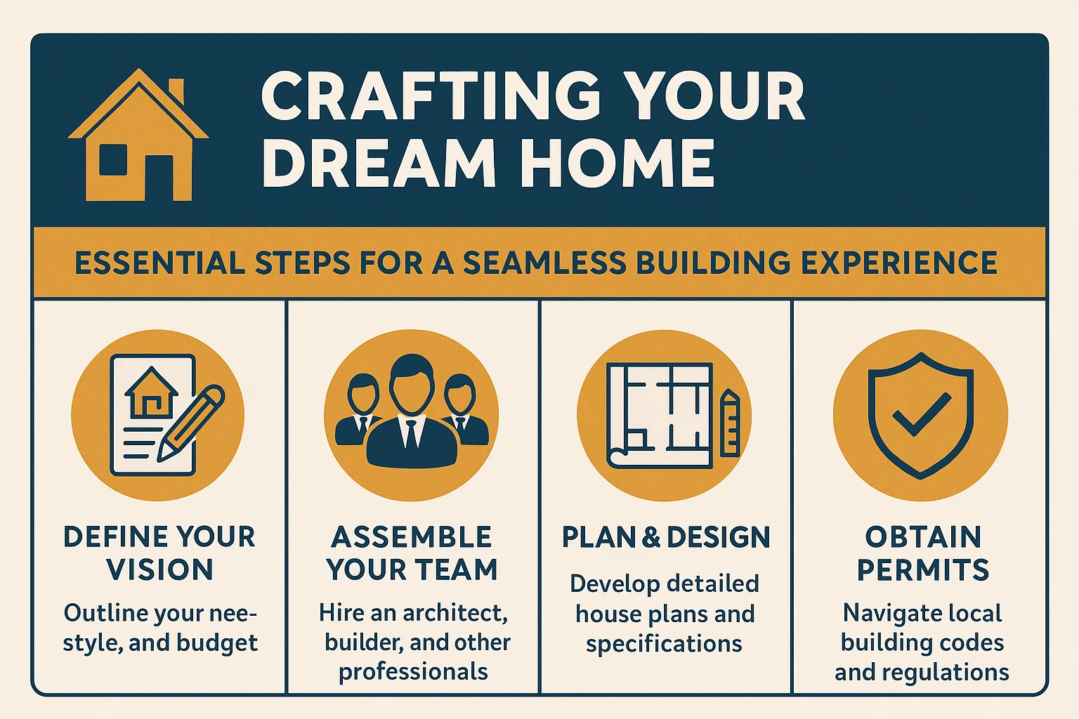 Home Building Essentials infographic