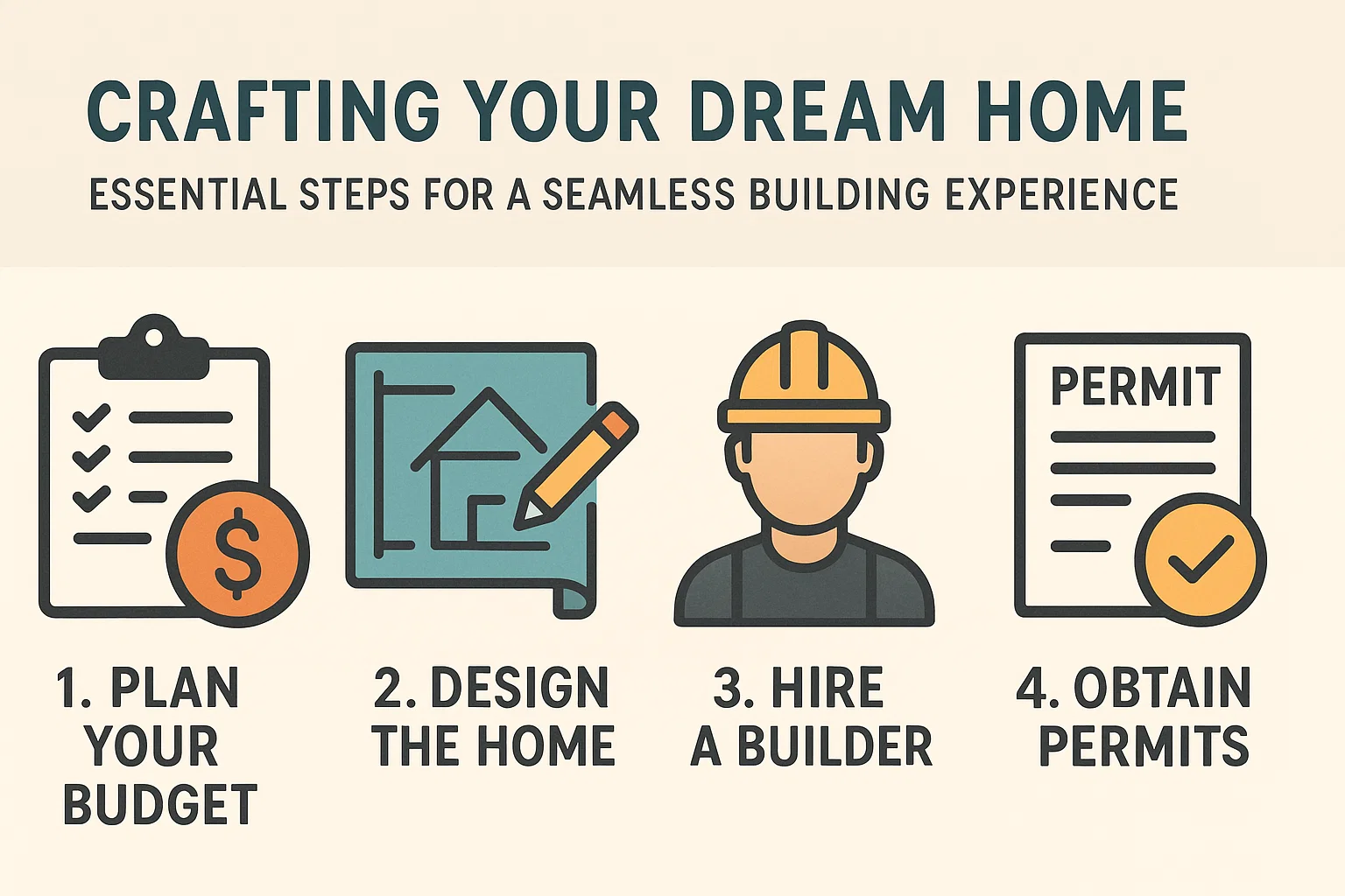 Home Building Essentials infographic