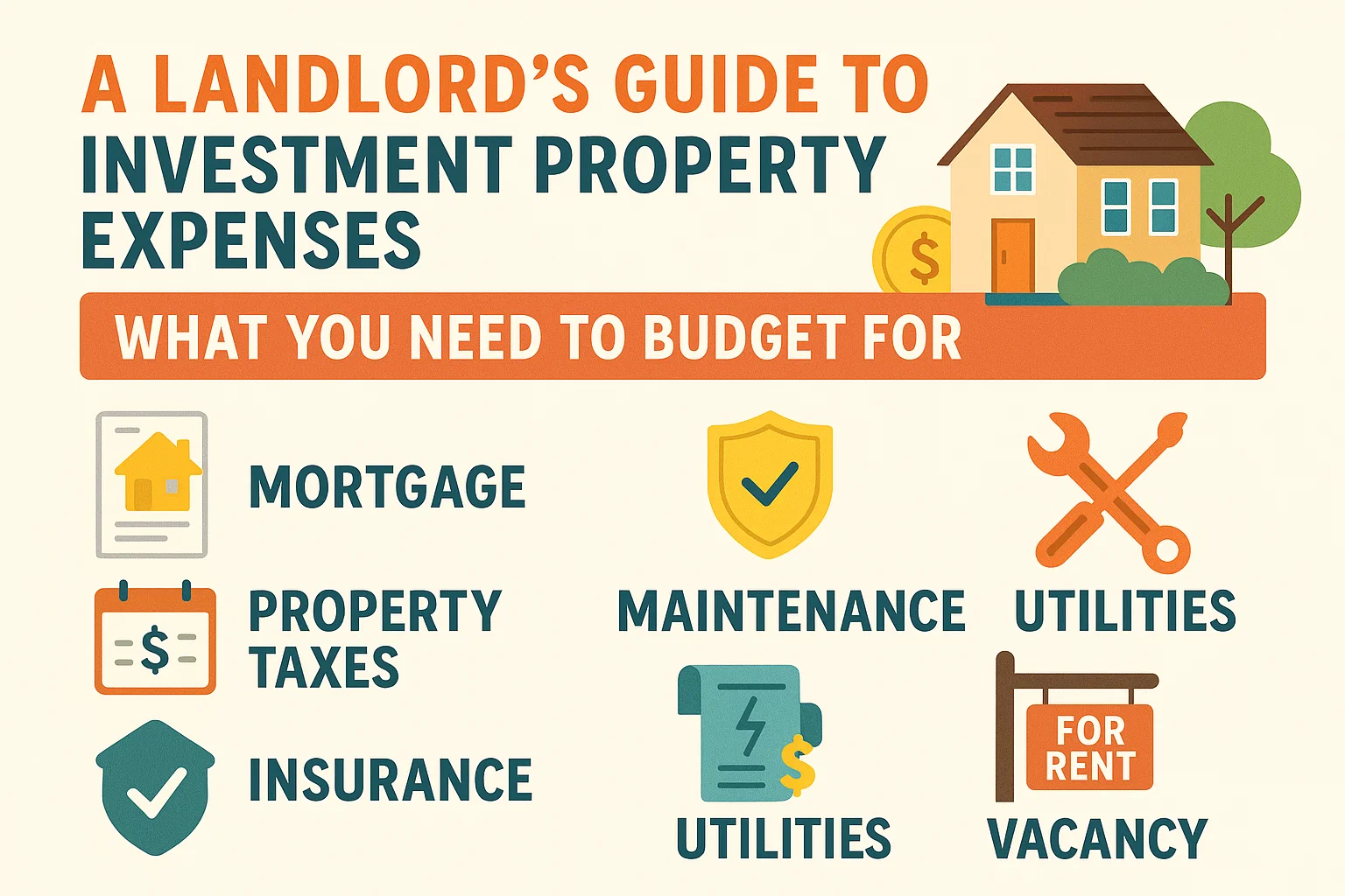 Investment Property Budgeting infographic