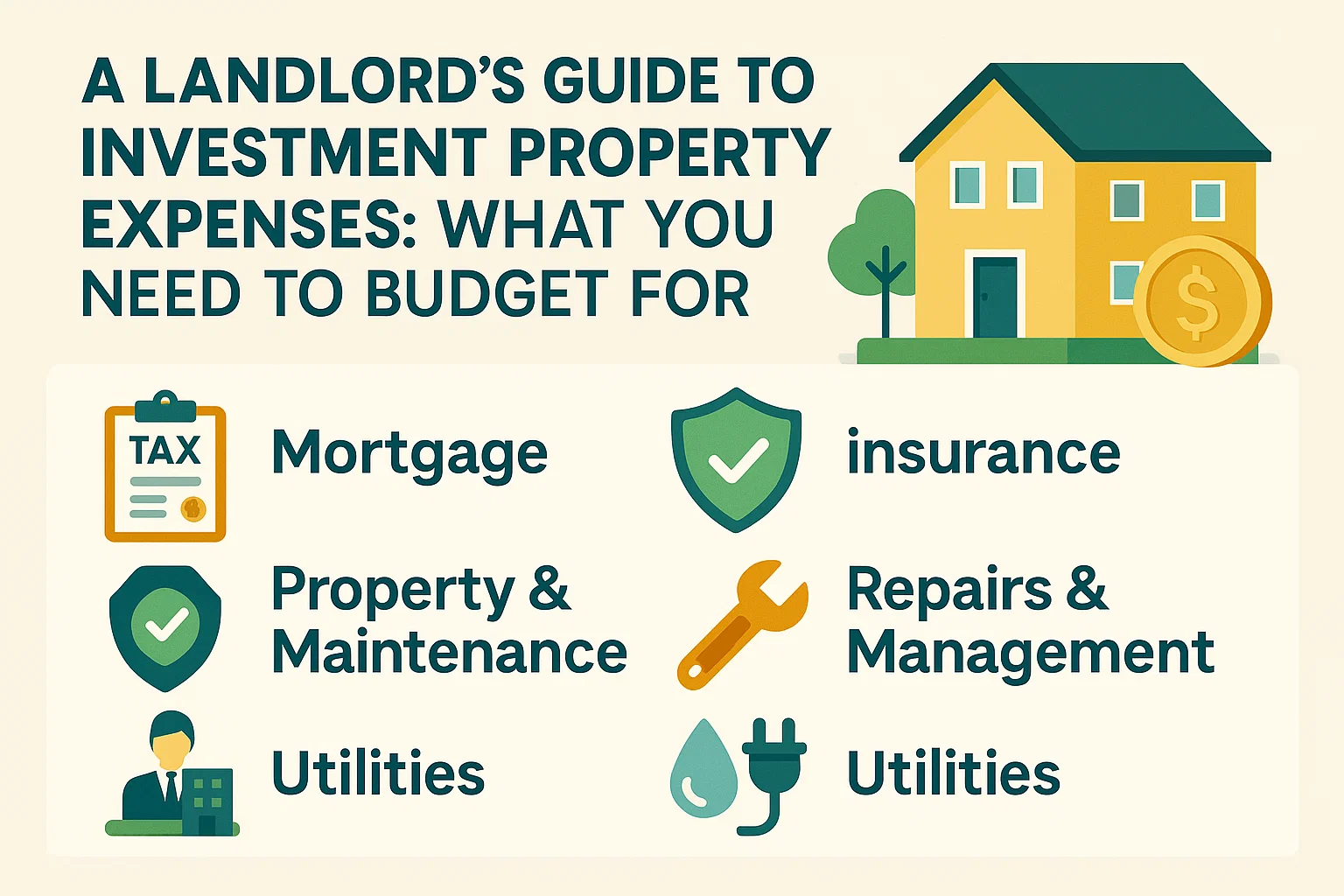 Investment Property Budgeting infographic
