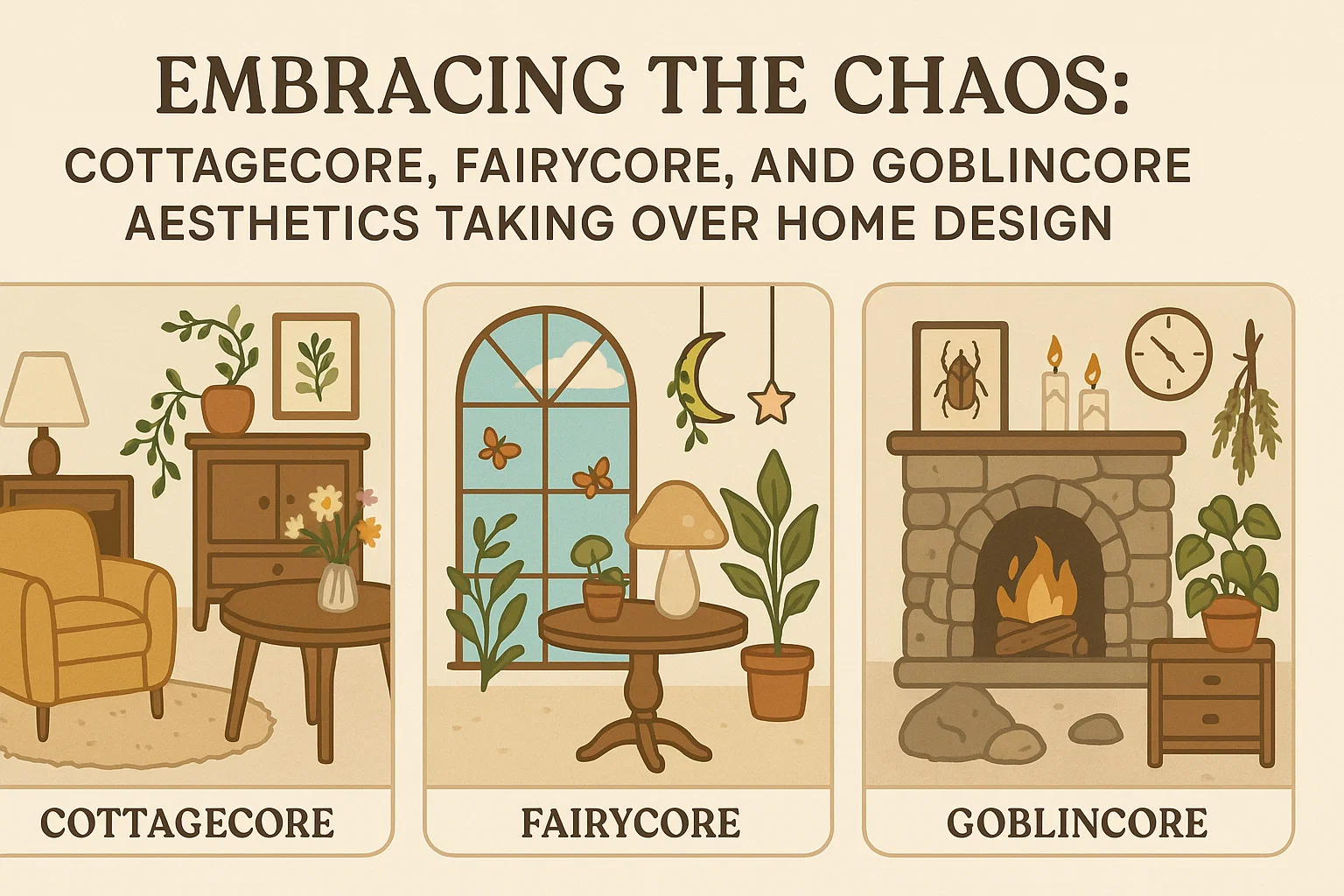 Aesthetic Home Design Trends infographic