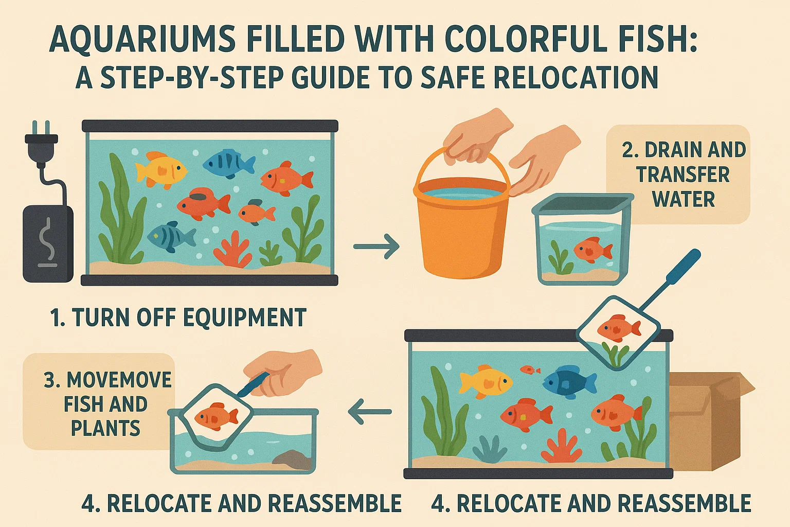 Aquarium Moving Guide infographic