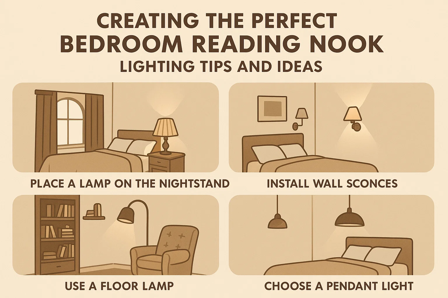 Bedroom Reading Nook infographic