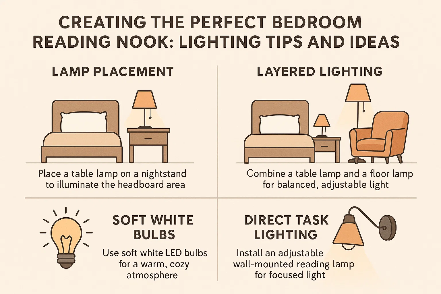 Bedroom Reading Nook infographic