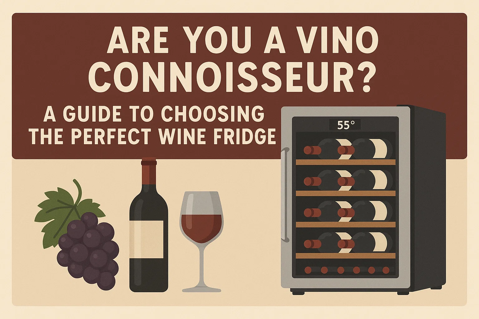 Wine Fridge Guide infographic