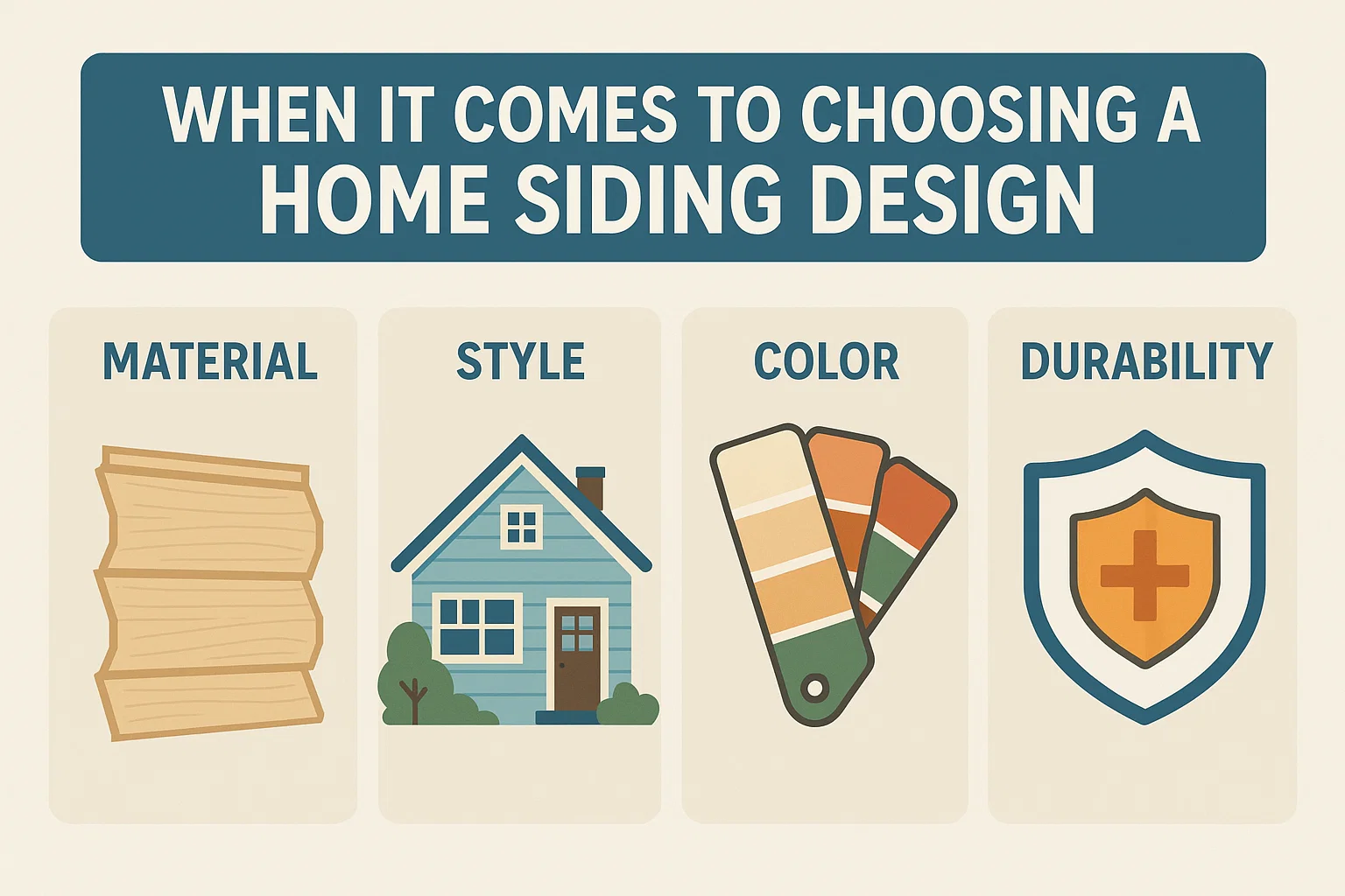 Home Siding Design infographic
