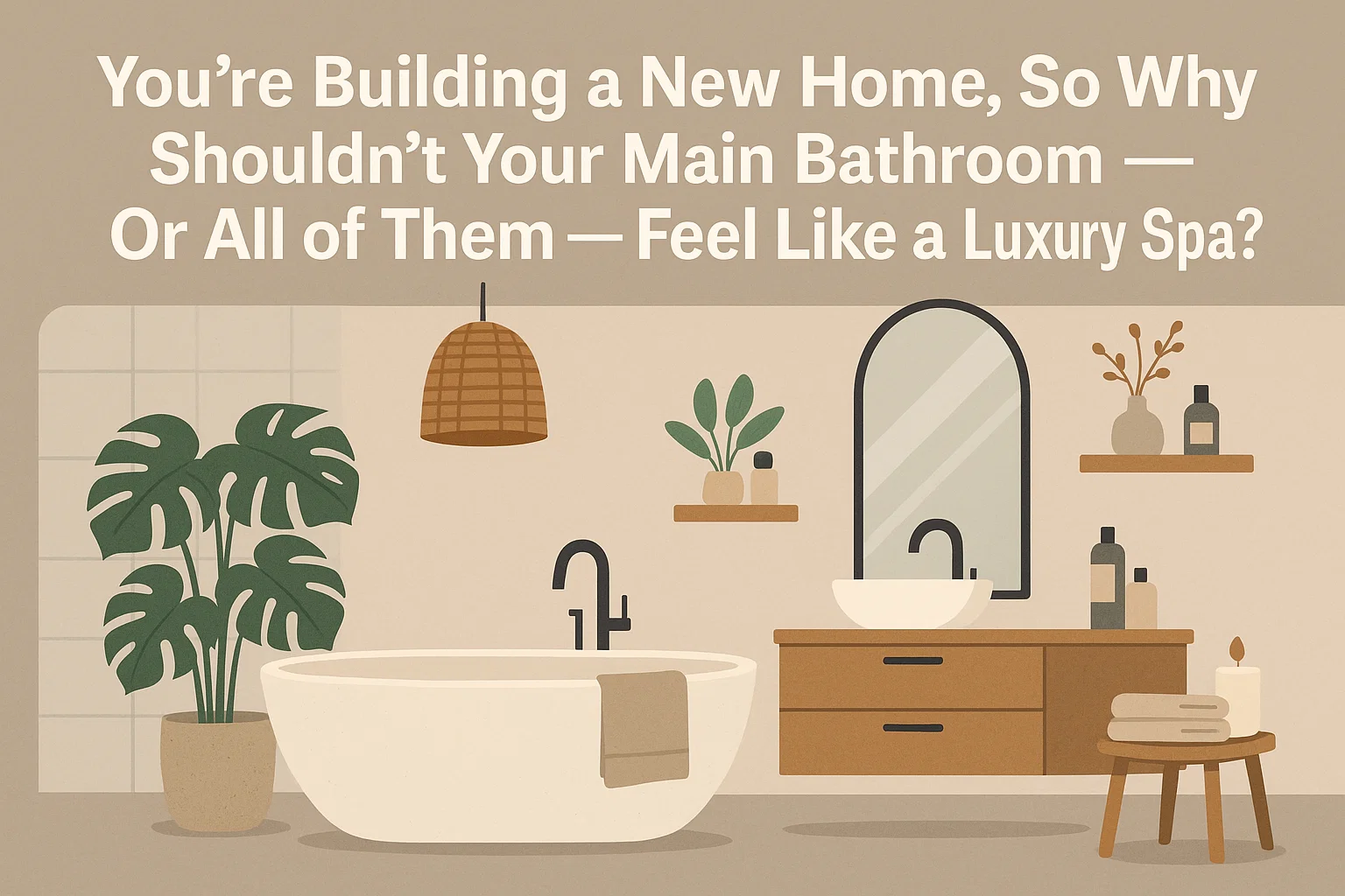 Home Spa Bathroom infographic