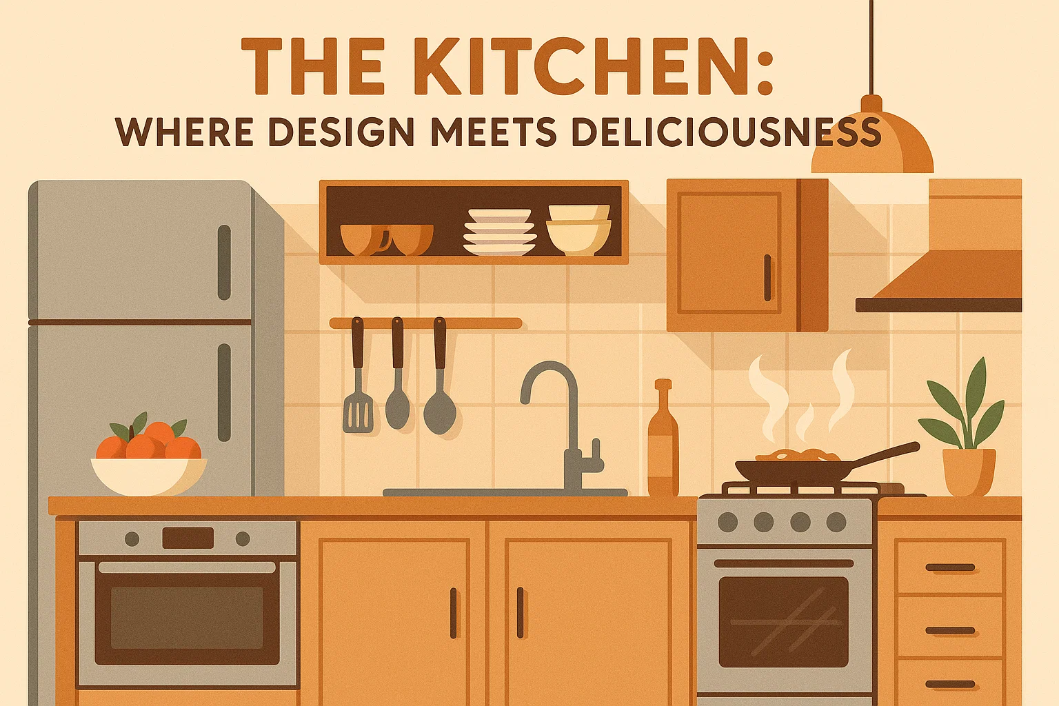 Stylish Kitchen Design infographic